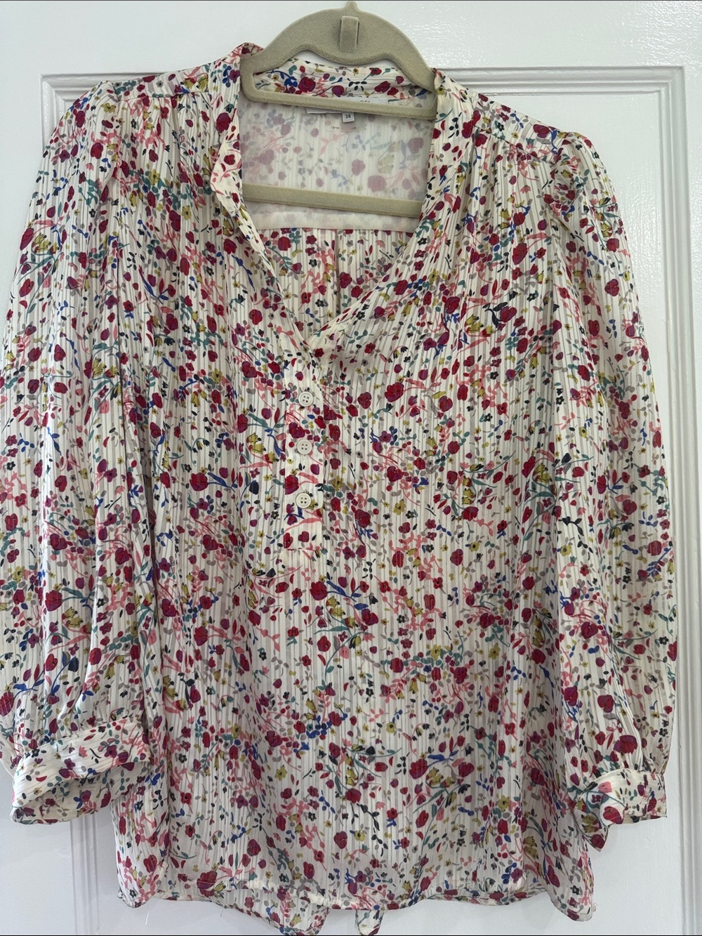 Flowy Gerard Darel Floral Blouse size 38